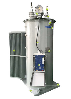 comprare Tipo linea regolatore dell'olio di 500KVA 200A del trasformatore 19920V 200KV BIL fabbricazione online