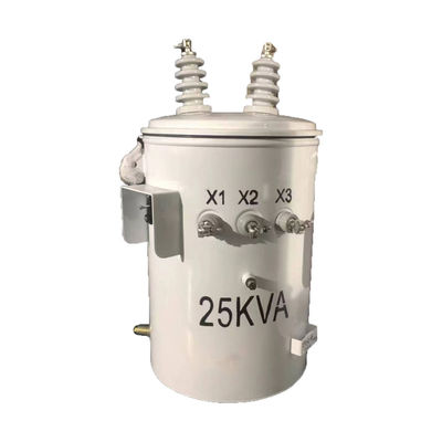 comprare Transformatori di distribuzione a palo a 25kva a fase singola con riempimento di olio da 13,8KV a 240V fabbricazione online