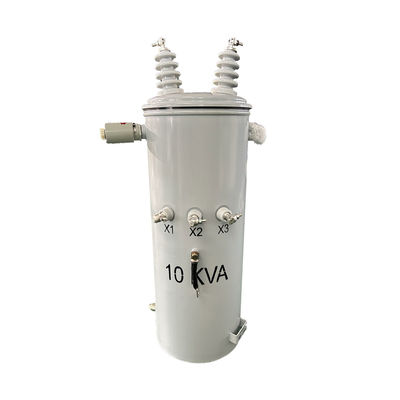 comprare 10Kva Transformatore monofase montato su palo Step Down Oil Power Elettrico da 12470V a 240v fabbricazione online