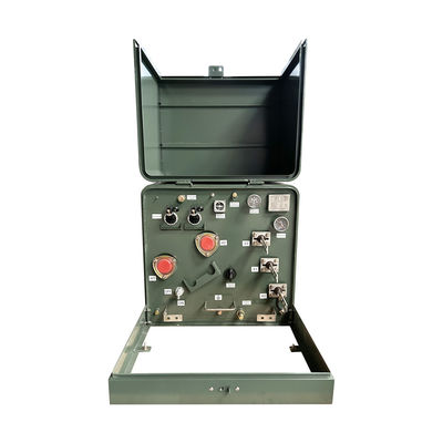 comprare 75KVA Transformatore monofase montato su pad all'aperto ANSI C57 24,94V a 120V fabbricazione online