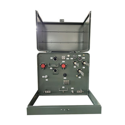 comprare 200KVA Transformatore monofase montato su pad Olio immerso in energia elettrica Transformatore di distribuzione elettrica da 34500V a 240V fabbricazione online