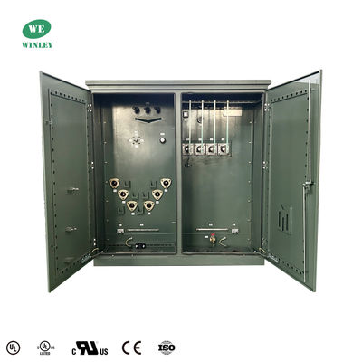 comprare 2500kva Trasformatore a tre fasi montato su pad ANSI IEEE Potenza elettrica standard 12,47kv A 4160V fabbricazione online