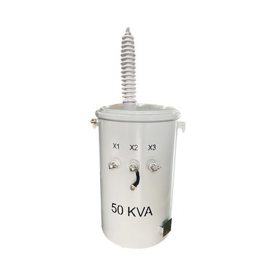 comprare 50KVA Potenza monofase Trasformatore montato su palo Olio immerso 19920/34500GrdY A 120/240V fabbricazione online