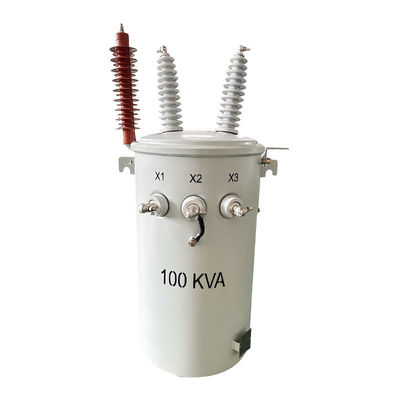 comprare 167 Kva Potenza del trasformatore montato su palo monofase 35KV ANSI / IEEE Standard C57.12.20 fabbricazione online