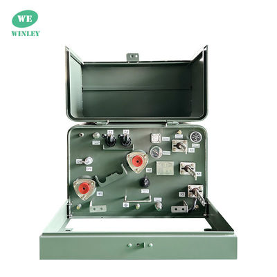 comprare UL Listed 25 kVA SinglePhase Pad Mounted Transformer 13200V To 240V Oil Immersed Power Electrical Distribution  Transformer fabbricazione online