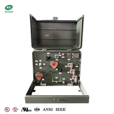 comprare Transformatore di distribuzione montato su pad monofase da 100Kva da 13800V a 240V soddisfa la distribuzione esterna standard DOE 2016 fabbricazione online
