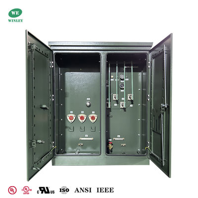 comprare Trasformatore trifase da 300Kva per montaggio su basamento, distribuzione di energia 2400V a 480V, certificato UL fabbricazione online