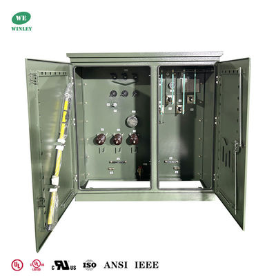 comprare 500Kva Three Phase Pad Mounted Transformer Radial Feed 12.87KV To 240V Multi‑Tap Voltage Regulation UL‑Certified fabbricazione online