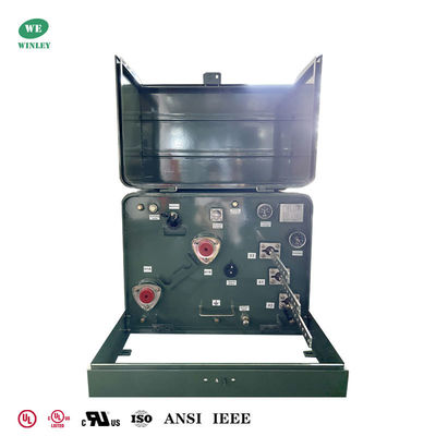 comprare 100Kva Single Phase Pad mounted Transformer Dual Windings 12.47KV To 120V ANSI DOE fabbricazione online