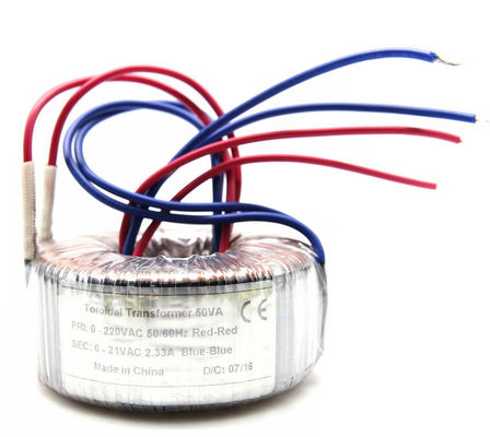 comprare 80VA che accende il trasformatore toroidale 240VAC di isolamento al filo di rame 120VAC fabbricazione online