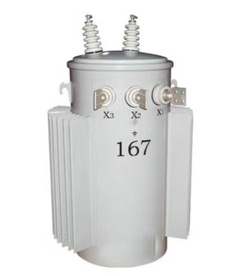 Tipo acciaio inossidabile 208Y 120V dell'olio di monofase 167KVA del trasformatore