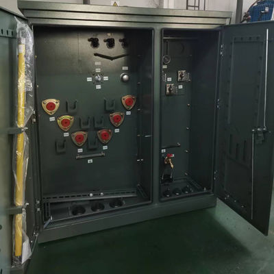 Trasformatore di distribuzione di potenza di tipo olio montato su pad a tre fasi da 45kva