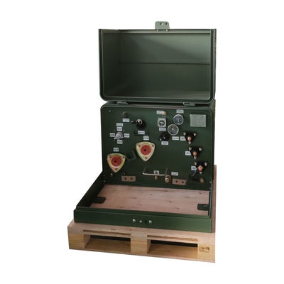 Tipo di olio 12470V 240V Voltaggio secondario Transformatore monofase montato su pad 100kVA