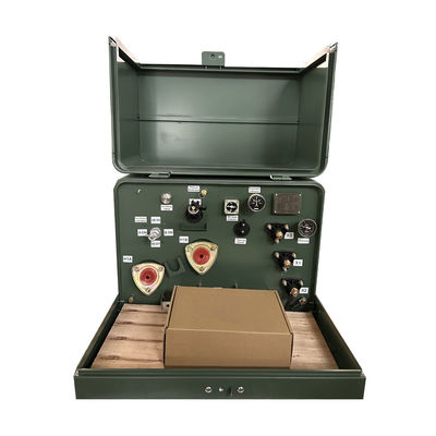 Transformatore monofase montato su pad tipo olio da 12470V a 120V 37,5Kva
