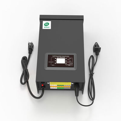 Trasformatore di paesaggio a bassa tensione da 600w con timer e sensore fotocellulare da 120v a 12v a 14v