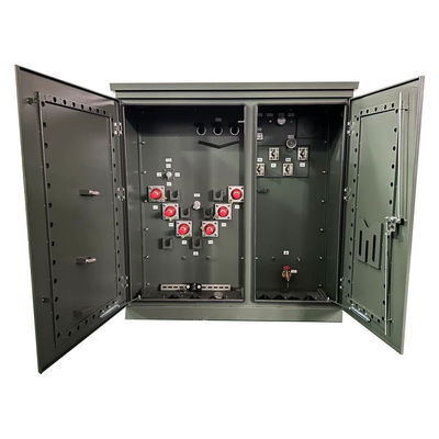 75Kva Tre fase pad montato olio trasformatore elettrico immerso da 13,2KV a 208V