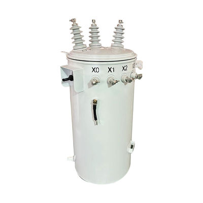 30kva Trasformatore elettrico a tre fasi montato su palo di potenza di olio 12KV A 208V