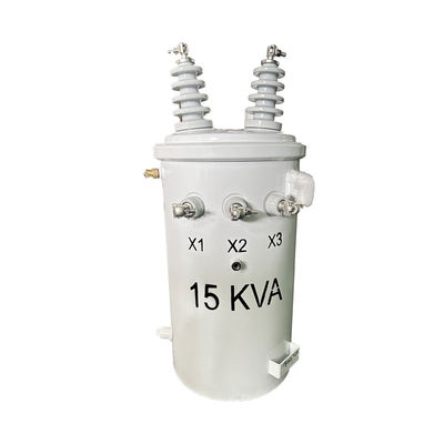 Olio del trasformatore di distribuzione aereo monofase da 15kva immerso 13200GrdY/7620