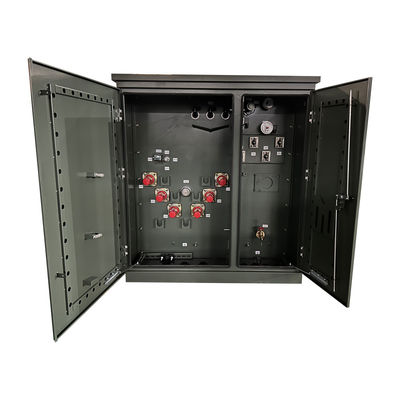 100Kva Trasformatore elettrico a tre fasi Trasformatore montato su pad Norme ANSI/IEEE 34500V A 208V