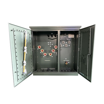 Olio da trasformatore montato su una piattaforma a 3 fasi da 500kva, da 12470v a 480v