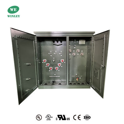 Trasformatore di distribuzione montato su pad in 3 fasi 2500 Kva 13200v a 480y/277