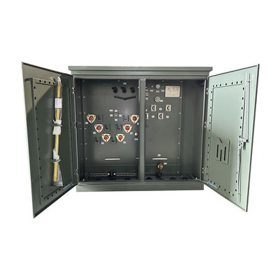 750kva 3 fase Live Dead Front Pad montato trasformatore elettrico da 13200v a 480v 304 acciaio inossidabile FR-3 Oil