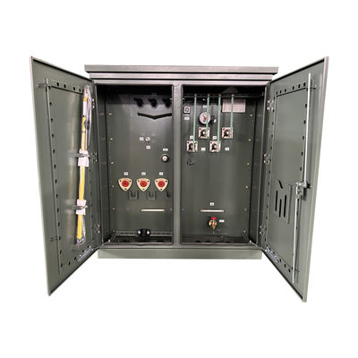 500kva Potenza del trasformatore montato su pad in tre fasi da 12000V a 208Y 304 SS NEMA 3R alimentazione radiale