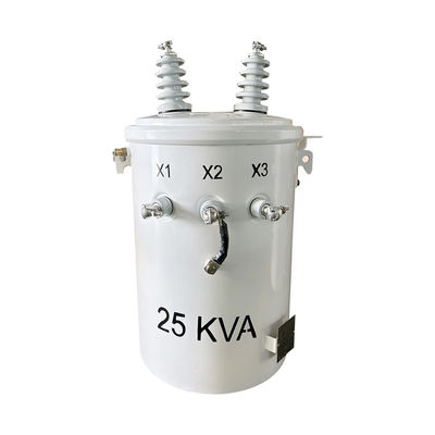 25KVA Trasformatore monofase montato su palo Distribuzione da 4160V a 120V ANSI / IEEE C57