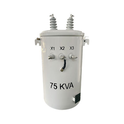 Transformatore di distribuzione montato su polo a 75kva a fase singola di olio da 4160GrdY/2400 a 120/240V