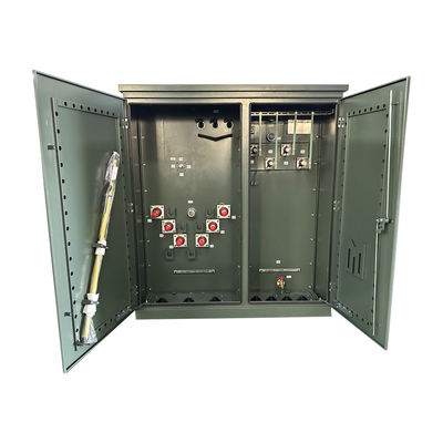 2500 Kva Trasformatore di potenza elettrica a tre fasi montato su pad Alta tensione da 35KV a 480V