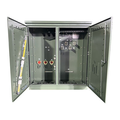 500 Kva 3 fase pad montato trasformatore di distribuzione di potenza doppia tensione 12470V & 4160V UL certificato