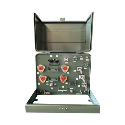Trasformatore di distribuzione per abitazioni monofase montato su pad Trasformatore da 230V a 2400V alimentato a ciclo