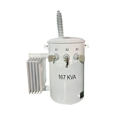 Trasformatore di distribuzione monopolare a polo singolo a doppio avvolgimento da 167Kva a 34,5KV a 120V
