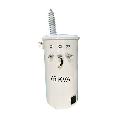 75 kva Transformatore monofase montato su palo Standard IEEE/ANSI da 12470V a 480V Transformatore a palo di potenza