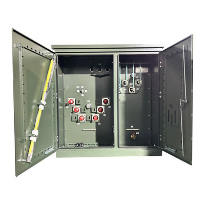Trasformatore montato su pad in 3 fasi da 500Kva, utilizzato per uso residenziale da 34,5KV a 208V, certificato UL