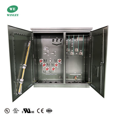 1000Kva Trifase pad montato trasformatore alimentato a circuito 34.5KV a 208V UL certificato