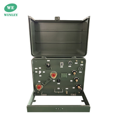167Kva Pad monofase montato trasformatore distribuzione residenziale 13.8KV DOE 2016 Standard