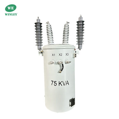 75kva Trasformatore montato su palo Olio immerso 22860V Trasformatore di potenza elettrica