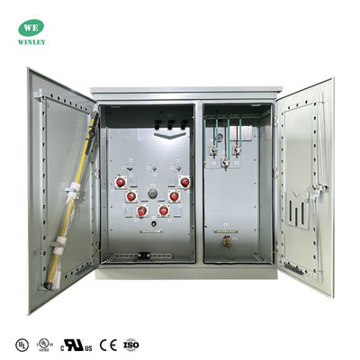 UL certificato 500Kva 3 fase pad montato trasformatore residenziale distribuzione di energia 34,5KV ANSI IEEE DOE 2016 standard