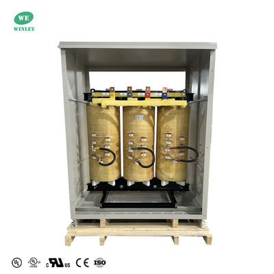Trasformatore di tipo secco a tre fasi di 500 KVA UL Classe C a bassa tensione da 480 V a 220 V Non incapsulato