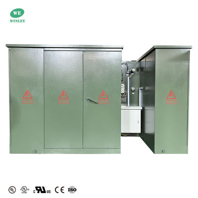 5MVA BESS Trasformatore di applicazione a tre fasi montato su pad Trasformatore Step Up 5000Kva 12000V a 480Y/277