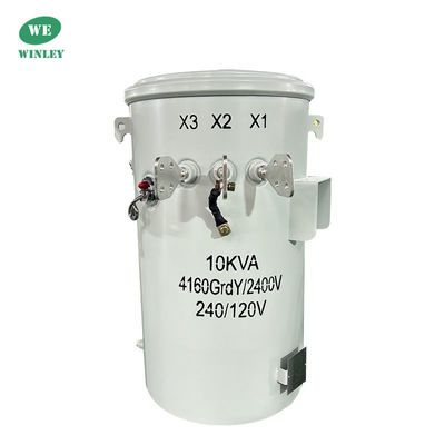 10Kva Pozzo di alimentazione monofase Transformatore montato olio immerso 100Hz 4160V prezzo dei produttori