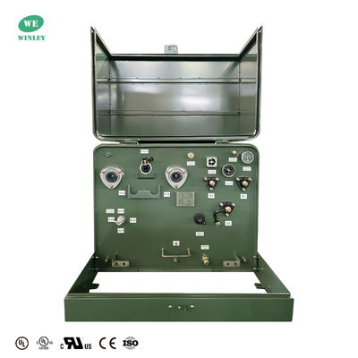 Trasformatore di distribuzione montato su pad monofase da 50Kva 22860GrdY/13200 IEEE/ANSI/DOE 2016 Standard