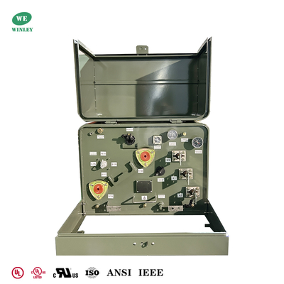 IEEE Standard UL certificato 25Kva 1 fase pad montato trasformatore di distribuzione di potenza 12470V