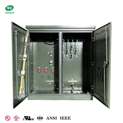 UL Listed 600Kva 3 Phase Pad Mounted Transformer Oil-Immerged 34.5KV To 480V Efficient Power Distribution Transformer (Trasformatore di distribuzione di energia efficiente da 34.5KV a 480V)
