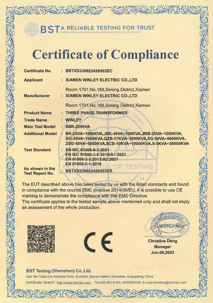 Xiamen Winley Electric Co.,Ltd
