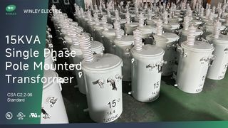 cUL standard del trasformatore elettrico a bagno d'olio montato su palo 15kva del trasformatore 13.8kv CSA C2.2 certificato