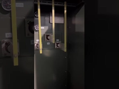 Trasformatore immerso in olio a tre fasi montato su pad