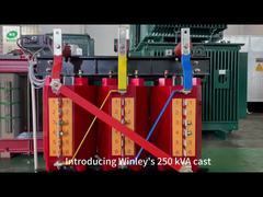 Trasformatori a bobina fusa da 250kva Trasformatori di distribuzione elettrica a resina fusa di tipo secco da 400v